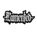 "Blackened" Logo Patch