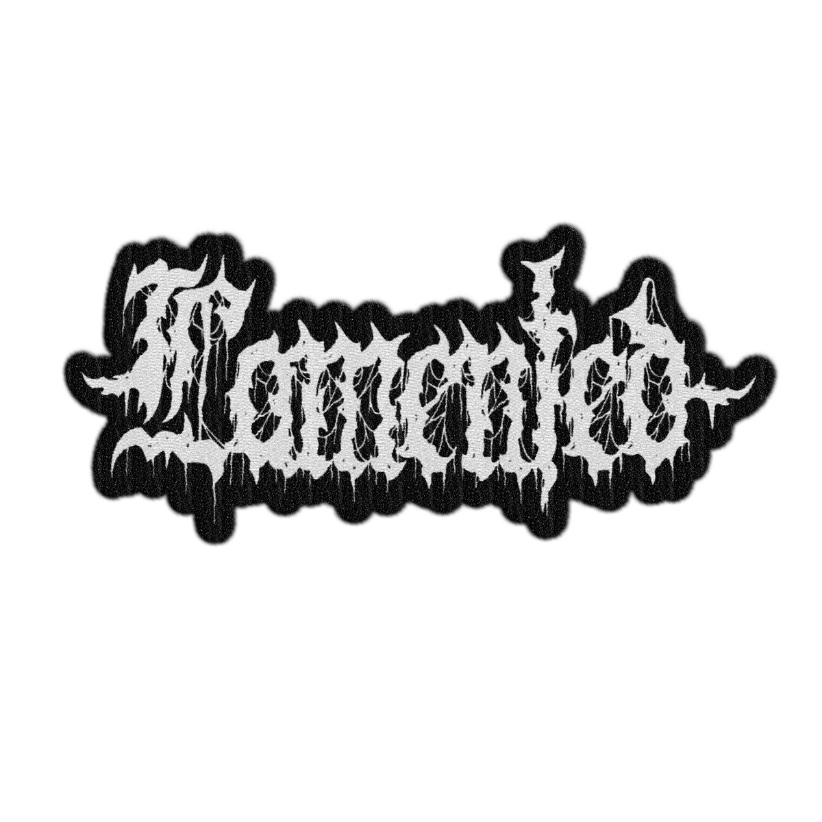 "Blackened" Logo Patch