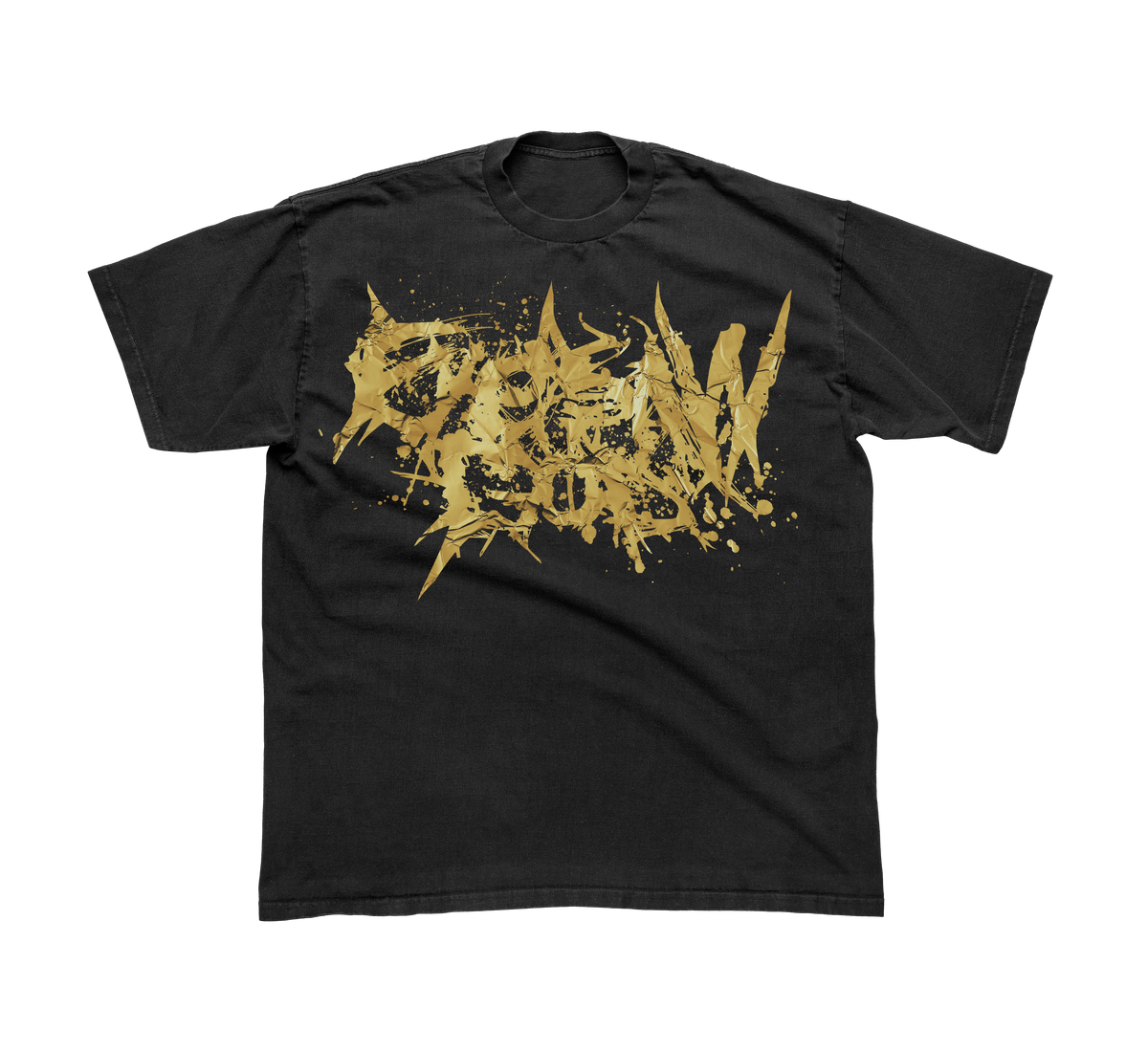 EYESAWGOD - "BEAST COAST DEATH" GOLD FOIL TEE