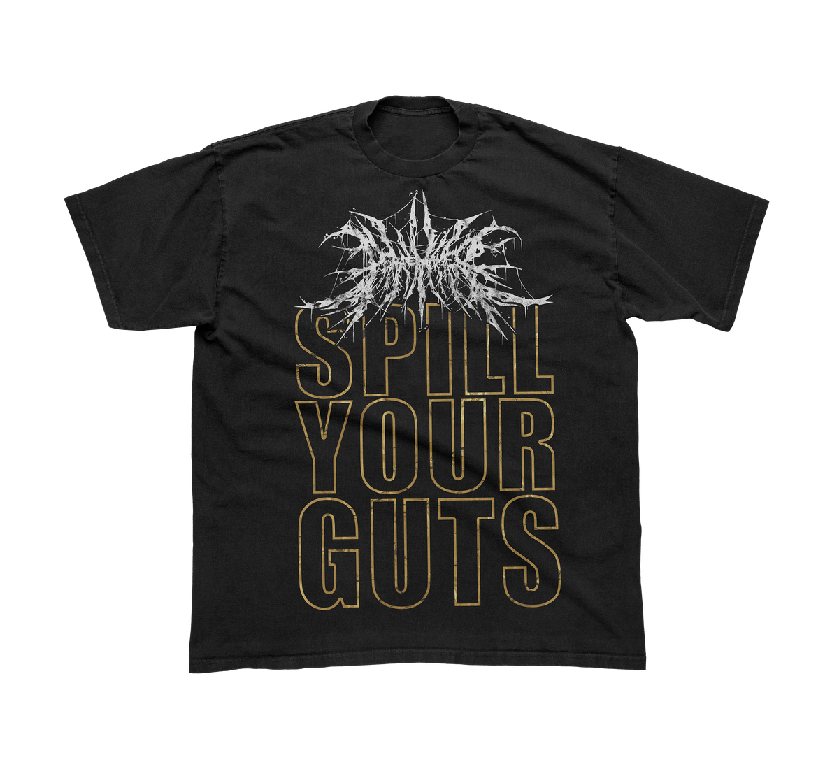 PEACEMAKER - "SPILL YOUR GUTS" GOLD FOIL TEE