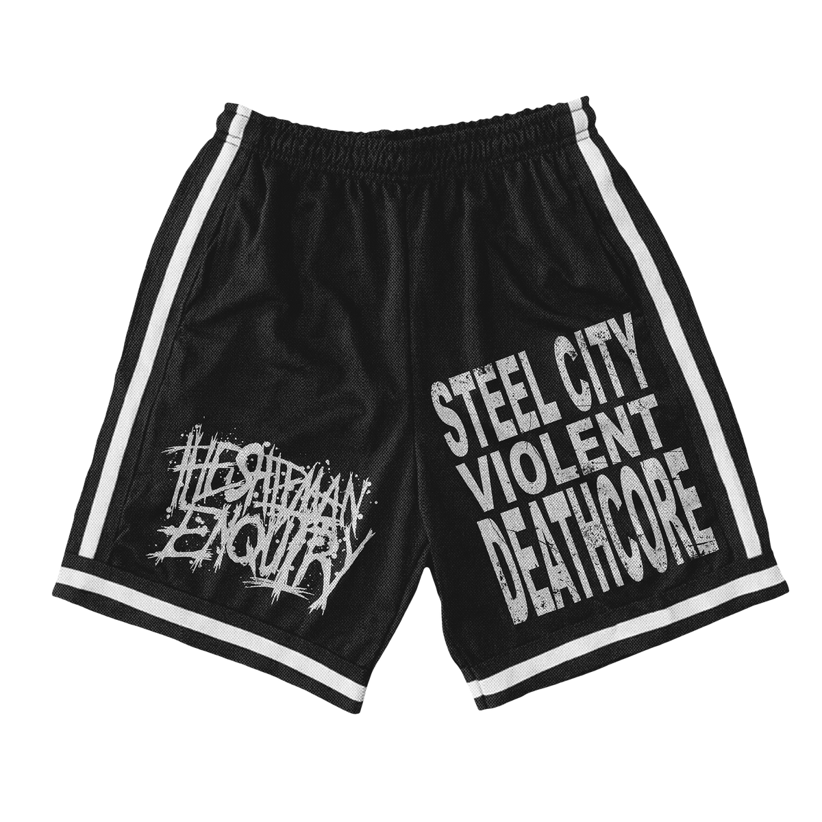 THE SHIPMAN ENQUIRY - "STEEL CITY DEATHCORE" MOSH SHORTS