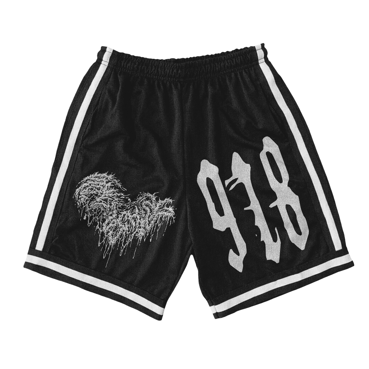 SQUELCHING - "91H8" MOSH SHORTS
