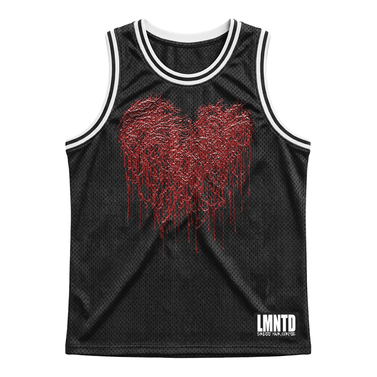 SQUELCHING - "CUT OPEN" BASKETBALL JERSEY