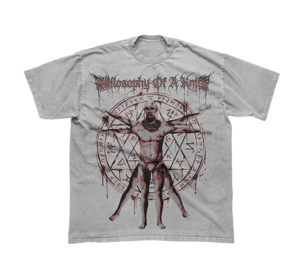 PHILOSOPHY OF A KNIFE x LMNTD - "Vitruvian Abomination" Tee