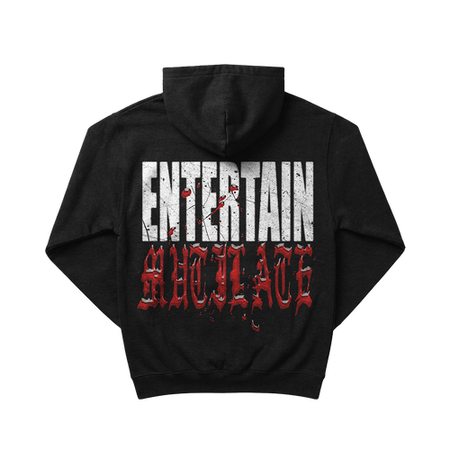 ICED WRIST - "ENTERTAIN//MUTILATE" HOODIE