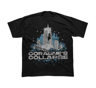 CORALINE'S COLLAPSE x LMNTD - "DON'T LOOK DOWN' TEE